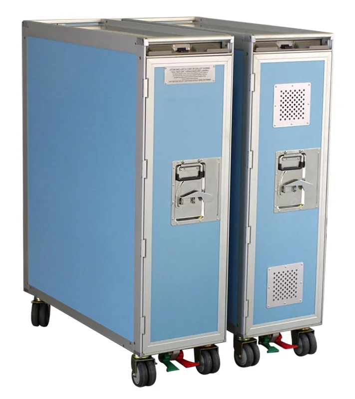 Aircraft Inflight Service A Meal Cart Aluminum Aircraft Trolley, View
