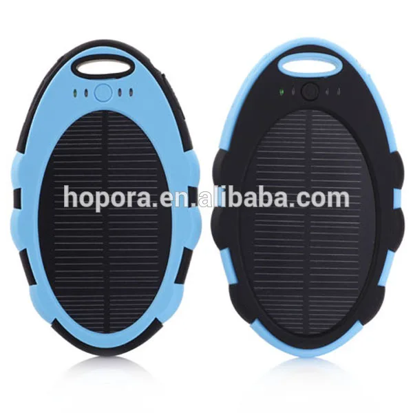 5000mAh Mini Solar Power Bank Dual USB External Battery Pack Charger For Mobile Phone - ANKUX.COM
