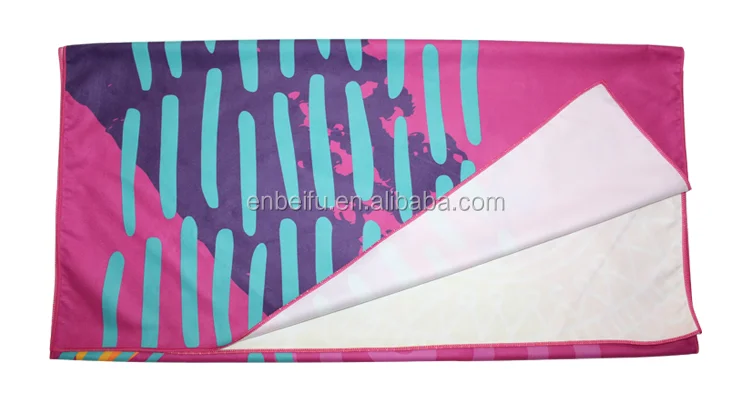 20%polyamide microfiber sublimation printed yoga travel beach