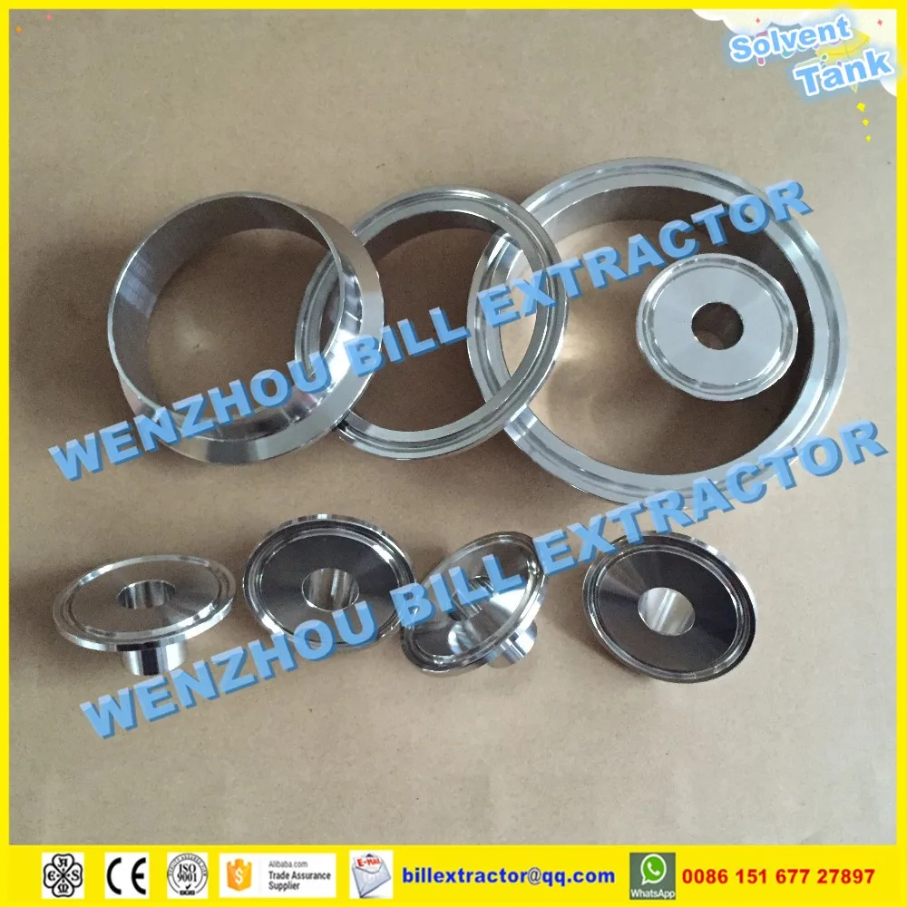 Factory Stainless Steel To Tri Clamp Ferrule Compelety Set