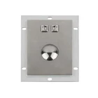 Waterproof usb mouse industrial metal trackball