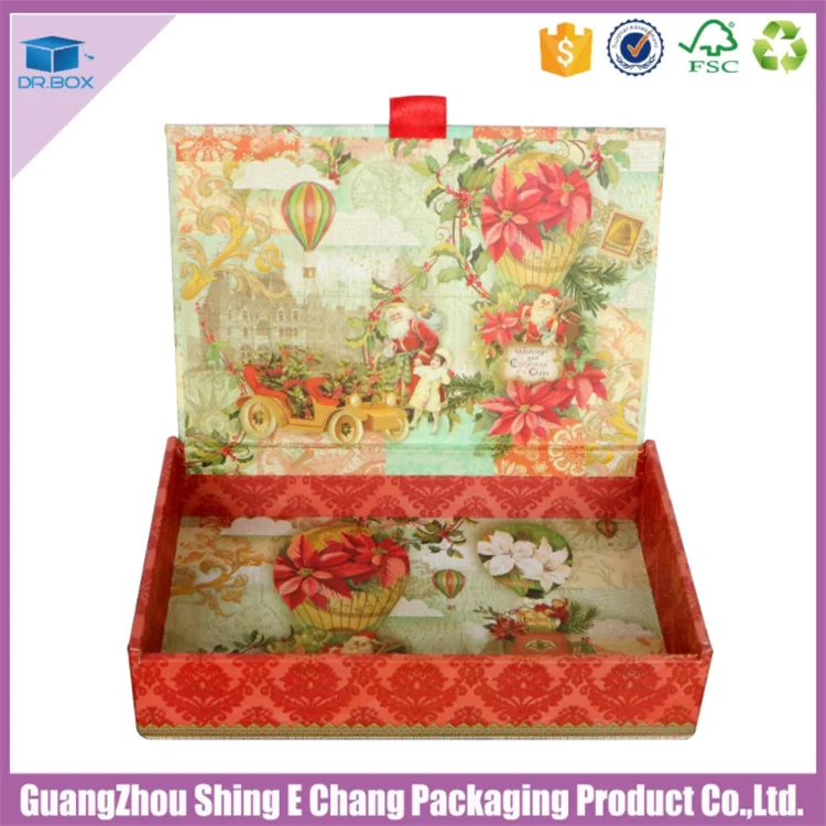 new customized rigid gift packaging paper box paper box with lid