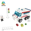 safety remote control ambulance car 99 large-grain children blocks without sharp corner