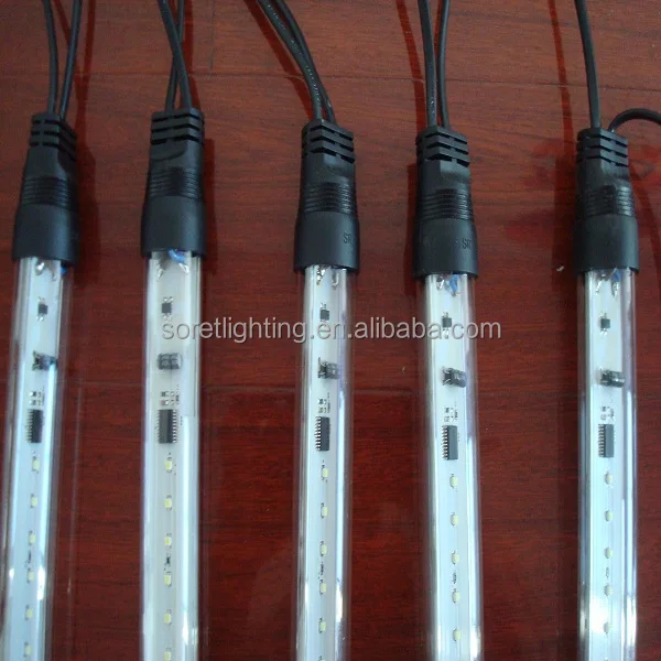 24v led snowfall tube light led meteor tube