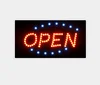 Led OPEN and CLOSED Advertising Board open flashing billboard door display sign and Luminous word billboard with open and closed