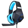 made in china custom led light headphone ps4 gaming headset with mic