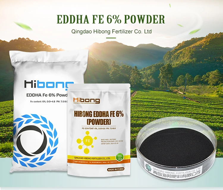 EDDHA Chelated Iron Fertilizer, Fe EDDHA 6