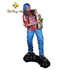 factory whosale resin character statue resin Lexus musician statue jazz
