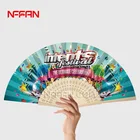 Custom printed personalized hand held folding fans