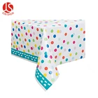 Fancy Placemat PEVA/PE Tablecloth Plastic Heat Resistant Wipeable Dining Table Cloths