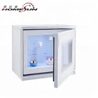 Custom 10 liter hotel mini bar fridge, refridgerated white color mini bar