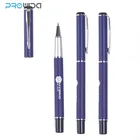 Hot Sale Factory Free Samples Cap Action Black Blue Metal Gel Ink Pen