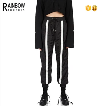 womens nylon track pants