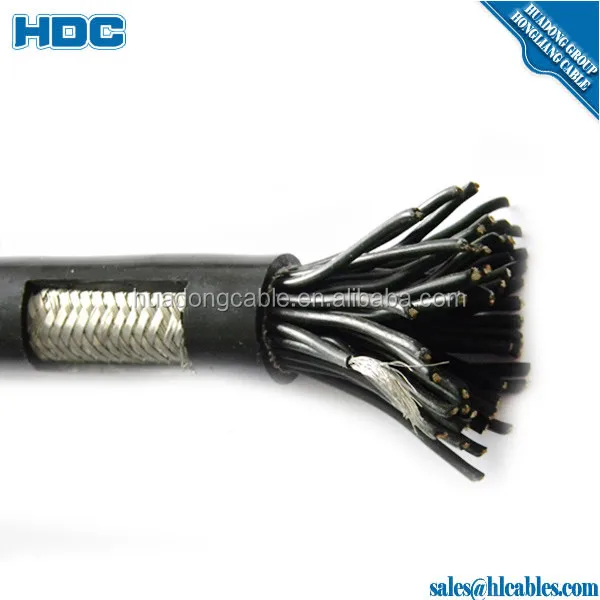 IEC 60502 0.6/1KV 0.75mm2 Flexible instrument cable PVC insulation PVC sheath Type 5 copper cable