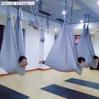 PRIOR FITNESS Women High Strength Aerial Yoga Hammock Fabric 5.5Mx2.8M Low Stretch 40D Nylon Aerial Silk for Yoga Bodybuilding