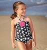 custom design cute young girl bikini kids swimwear