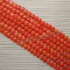 Jewelry making genuine orange red coral bead button beads