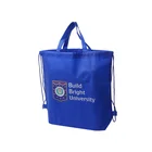 Dual Purpose Eco Reusable Drawstring PP Nonwoven Bag With Handle