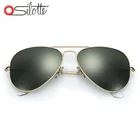1:1 High end american brand polarized glass pilot sun glasses uv 400 ce mirror 3025 pearl odm oem sunglasses
