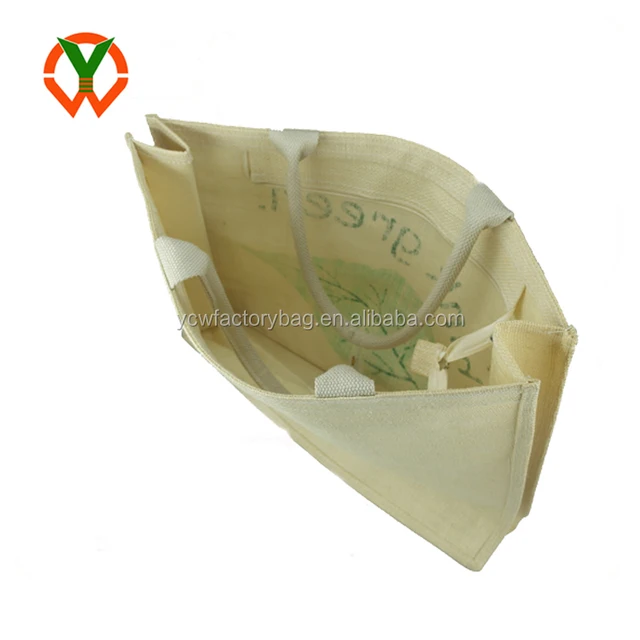 wedding favor rustic burlap bags promotional jute tote bag