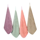 Hot sale solid color poly cotton soft textile kitchen towel