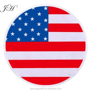 american flag printed beach towels