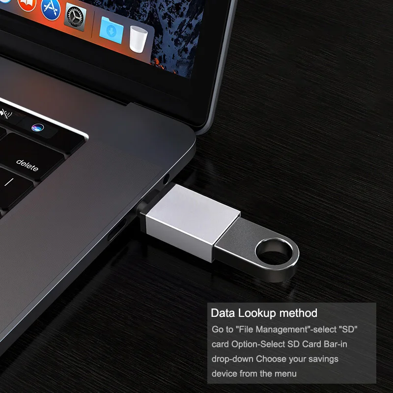 High Quality USB A Female To Type C Male 3.0 Type C Male To USB A Female Aluminium Alloy OTG Adapter