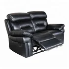 Modern leather power electric recliner chair sofa set