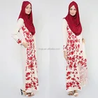 New Fashion Printing Muslim Jubah 2016 Dress For Women Clothing