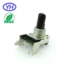 Hot selling Carbon film Insulation shaft 6 pins linear 11MM rotary variable resistor b50k potentiometer