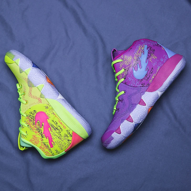 two color basketball shoes