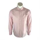 OEM men oxford cotton simple color long sleeve casual shirt