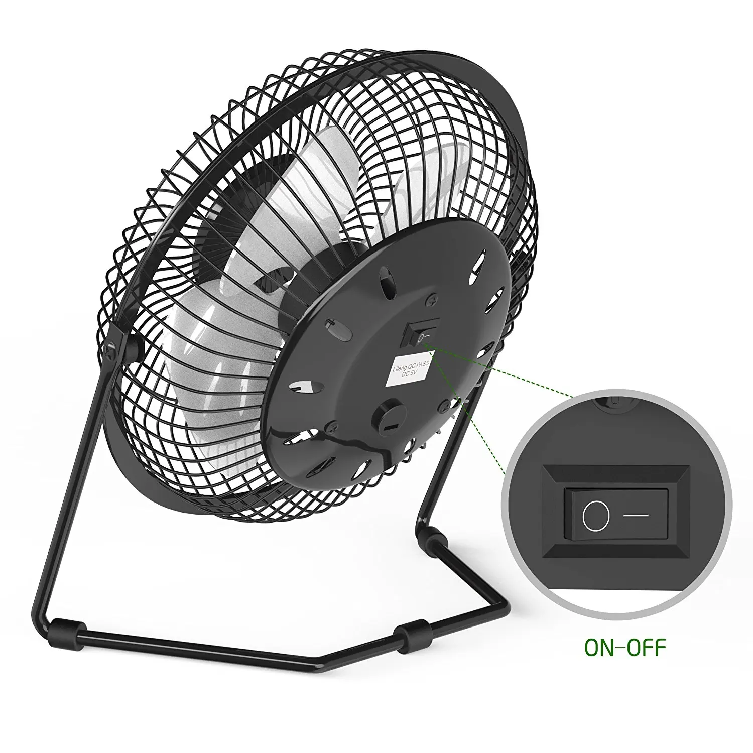 Table Fan, USB, 5, Plastic - detail 8