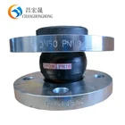 single sphere fittings coupling galvanized flange flexible bellow rubber expansion joint