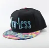 Custom Fancy Print Snapback Hip Hop Baseball Cap Raised Embroidery Hats