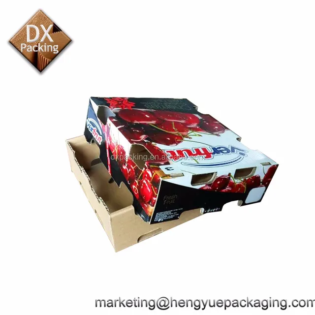 boxes vegetables fruit gift carton box for fresh cherry