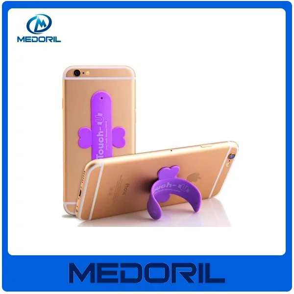 High quality Silicone mobile phone touch u stand holder