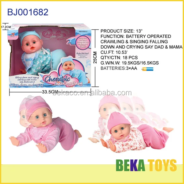 baby alive crawling doll