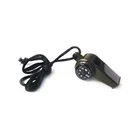 multi function plastic whistle compass with thermometer