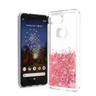 New design stars glitter liquid quicksand phone case for google pixel 3A TPU+PC glitter liquid back cover