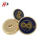 Vintage Blue Enamel Set Wenzhou Cheap Large Metal Tich Gold Coat And Blazer Button Maker