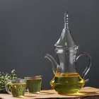 Arabic Teapot Glass Custom Cheap Borosilicate Glass Arabic Teapot