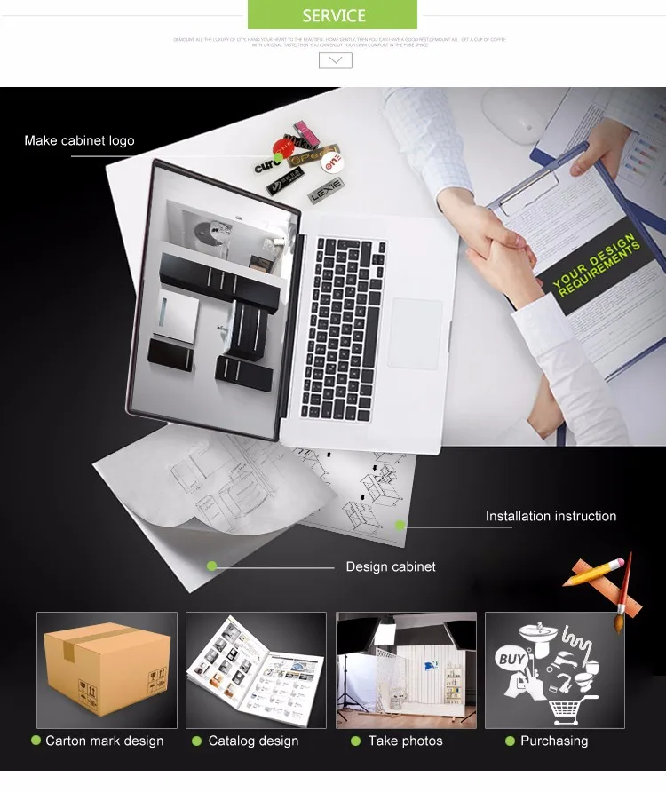 Hangzhou-armario Curvo Con Espejo Led,Mueble De Baño De Mdf Blanco