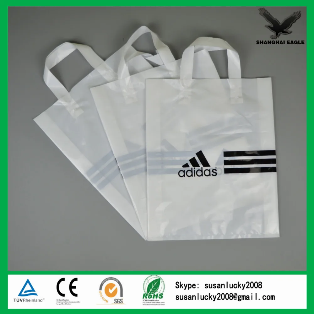Custom HDPE/LDPE printed plastic shopping bag