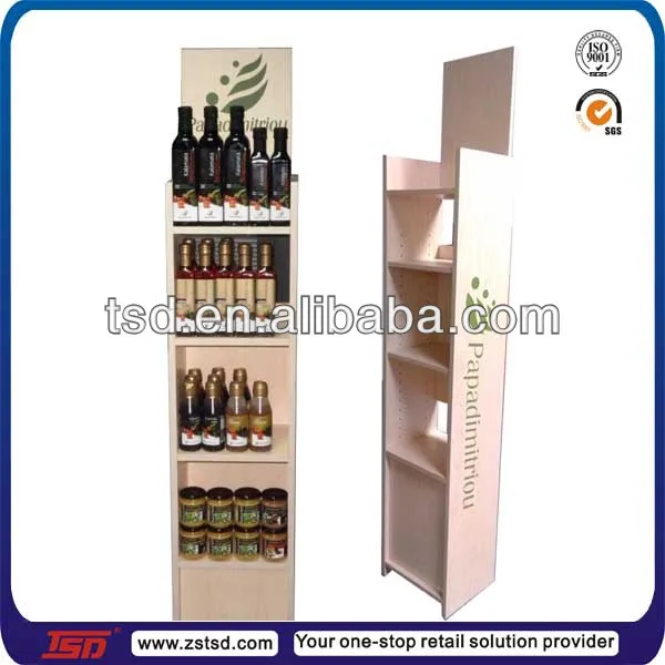 Black Floor Metal Displays Stand Shelf For Beer Liquor Drinks