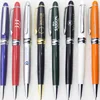 Gift advertising twist metal promotional pens executive personalized branded ballpoint pens with custom logo