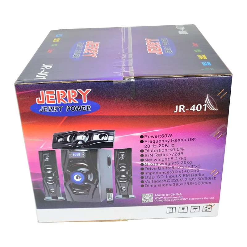 JERRY POWER 3.1 Sound Home Theater Remote Control Woofer Speaker For Indoor Dancing - ANKUX.COM