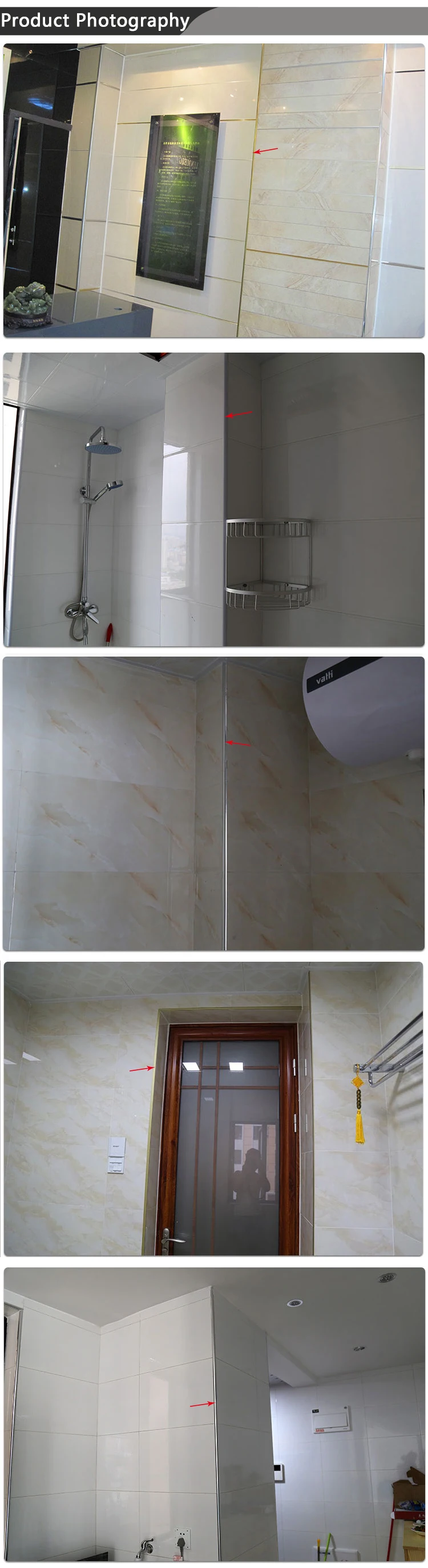  Art Deco Aluminium Edge Tile Trim
