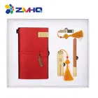 Corporate souvenir usb flash drive note book gift set