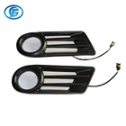 China manufacturer bus lamp decor bus fog light frame for Toyota Coaster